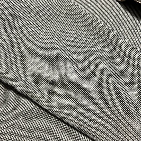 Vintage 90s Sweatshirt 1/4 Zip Striped Schweitzer Mountain Idaho Large Baggy Fit - Picture 5 of 11